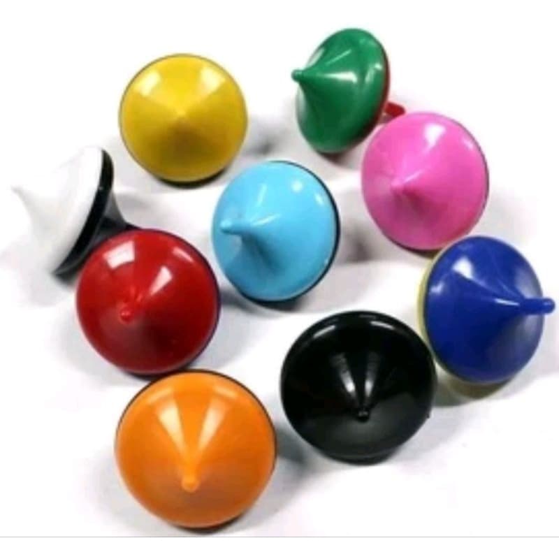 Kit 20 Mini Pião Brinquedo Surpresa Festa Lembrancinha