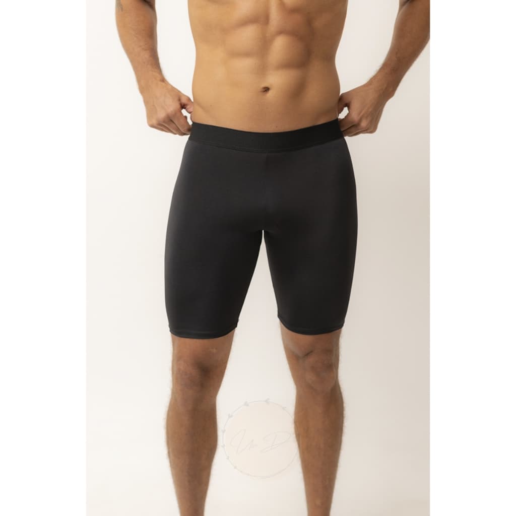 Bermuda Térmica Masculina Segunda Pele Compressão Proteção Uv 50+ Anti Assaduras Para Esportes
