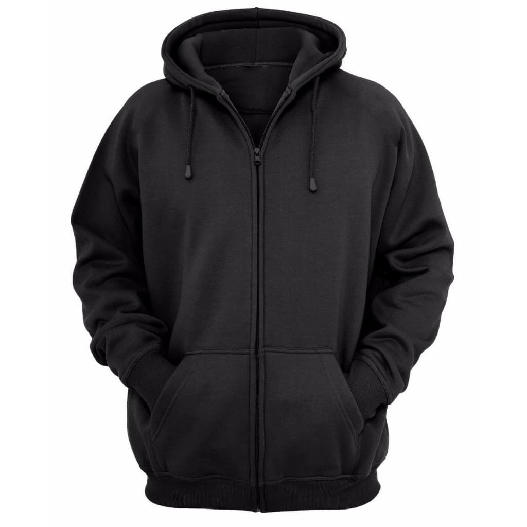 Moletom Canguru Algodão com Ziper Adulto e Infantil Liso Masculino e Feminino Blusa de Frio Unissex