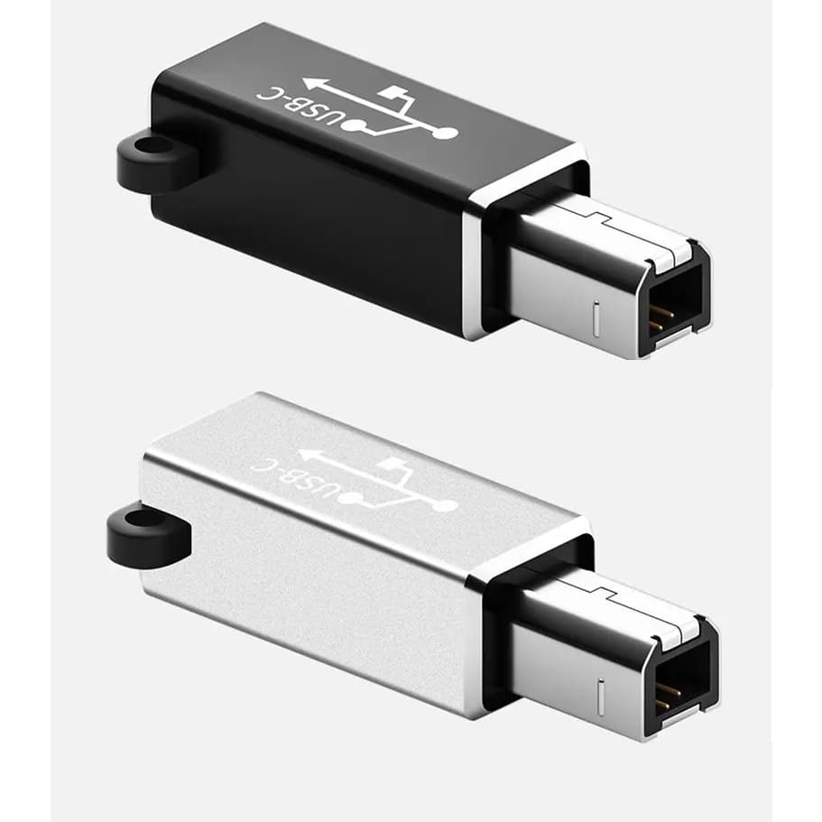 Adaptador Usb-b P/ Tipo-c Midi Impressoras Fax Piano Bateria