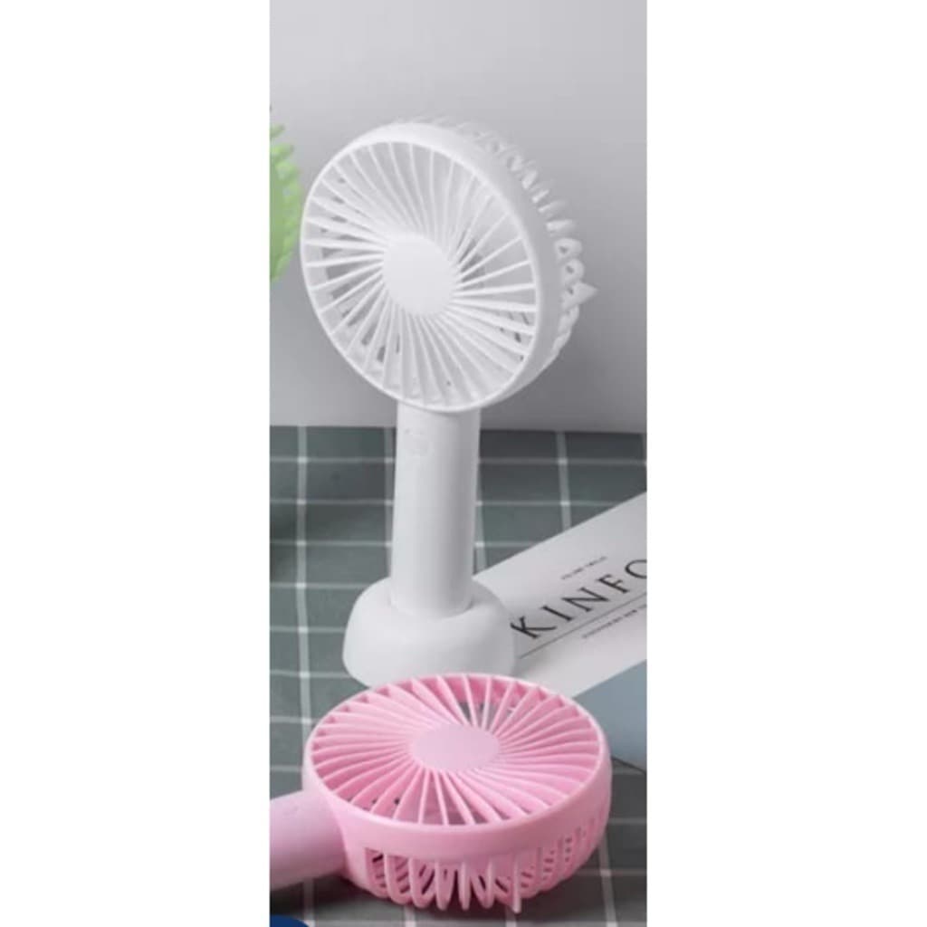 Ventilador Portátil Mini De Mão Mesa Recarregavel Usb Led com cabo