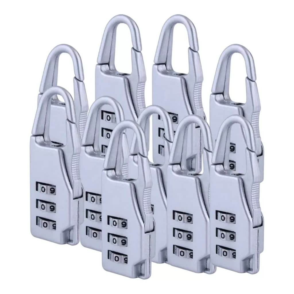 Cadeado Com Segredo Segurança Mala De Viagem Mochila Bolsa