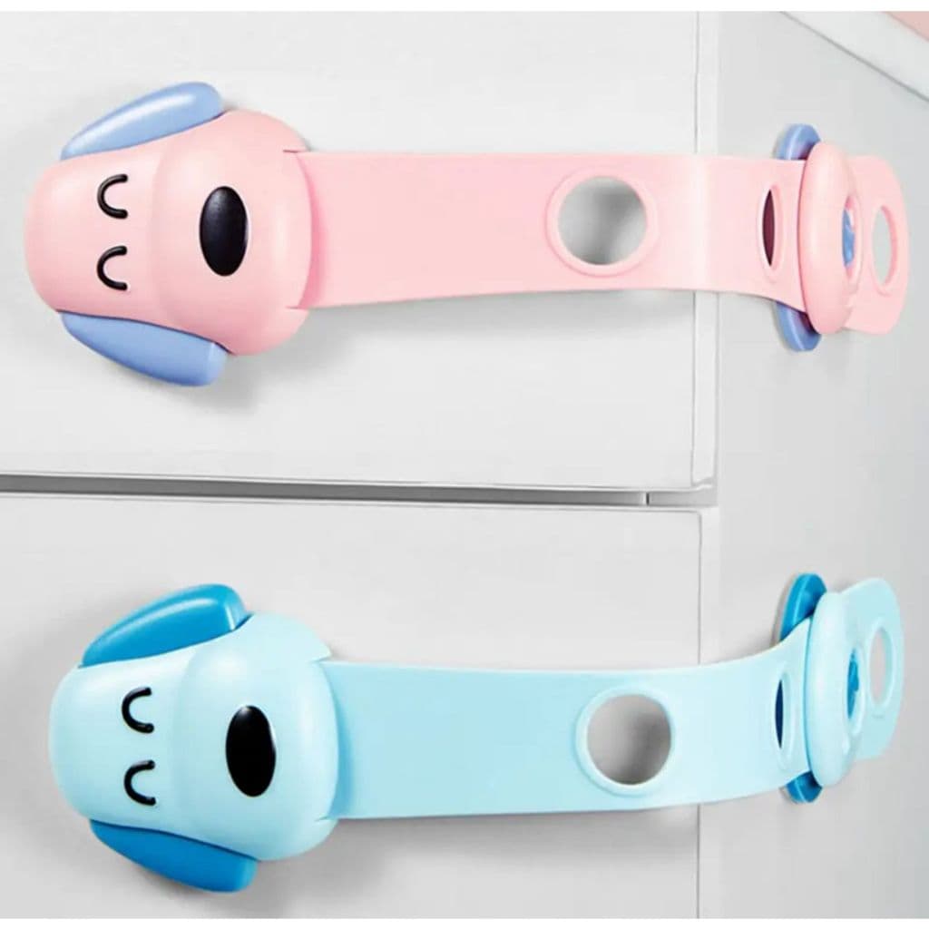 Trava Fechadura De Segurança Para Bebes Crianças Portas Geladeiras Envio Imediato