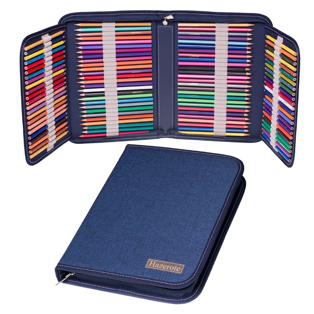 Estojo Com Elástico Para 100 Lápis.