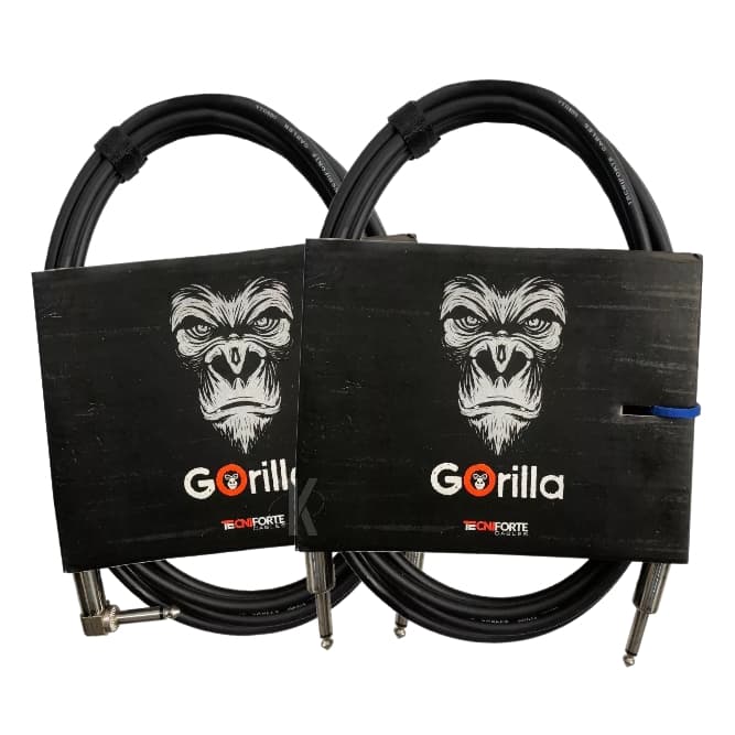 Cabo Tecniforte P/ Instrumentos -- Série Gorilla -- Tamanhos