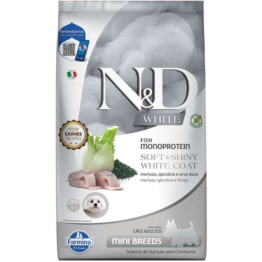 N/D White Merluza Mini Adult Cães 2Kg
