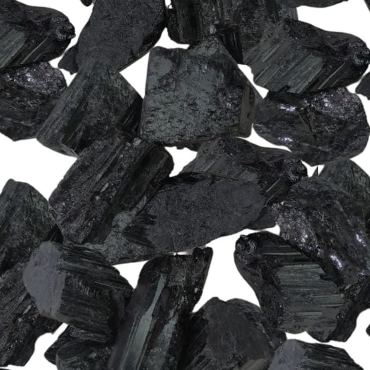 Turmalina Preta Pedra Bruta 50g Cristal Natural