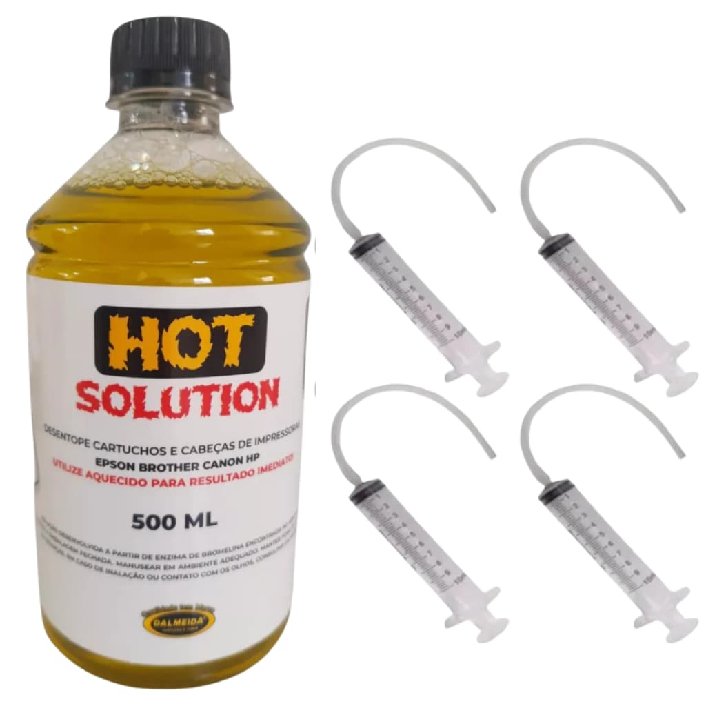 500 ML De Solução de Limpeza Para Desentupir Cabeça Impressoras: L3110, L3150, L4150, L4160 L800