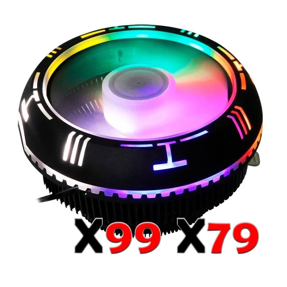 Cooler Cpu X99 X79 Intel Xeon LGA 2011 LED Rgb + Suporte + Parafusos