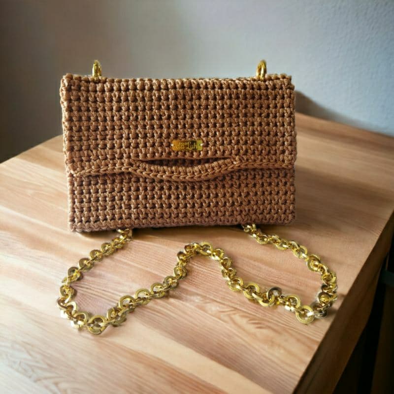 Bolsa carteira em fio náutico