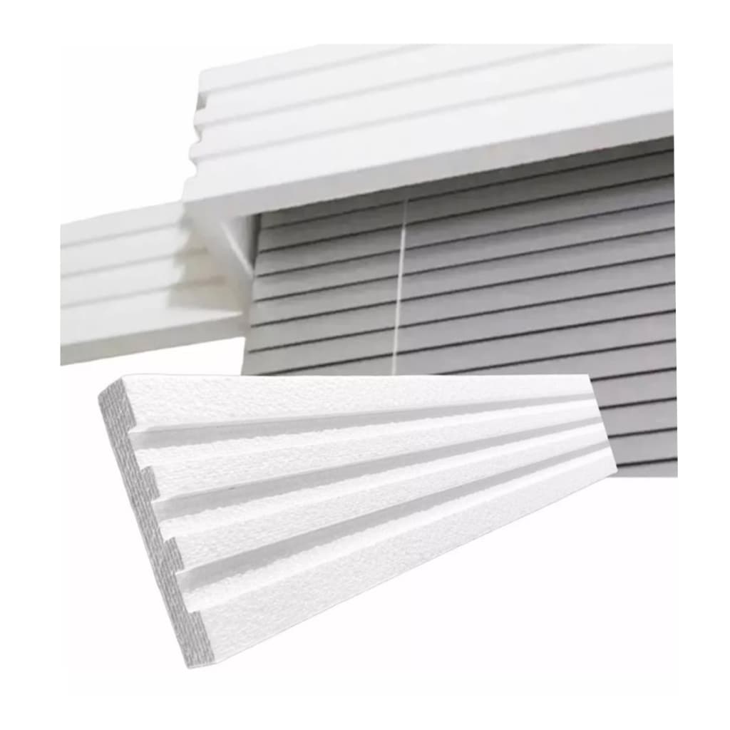 cortineiro isopor moldura de teto 1 metro Sanca Forro