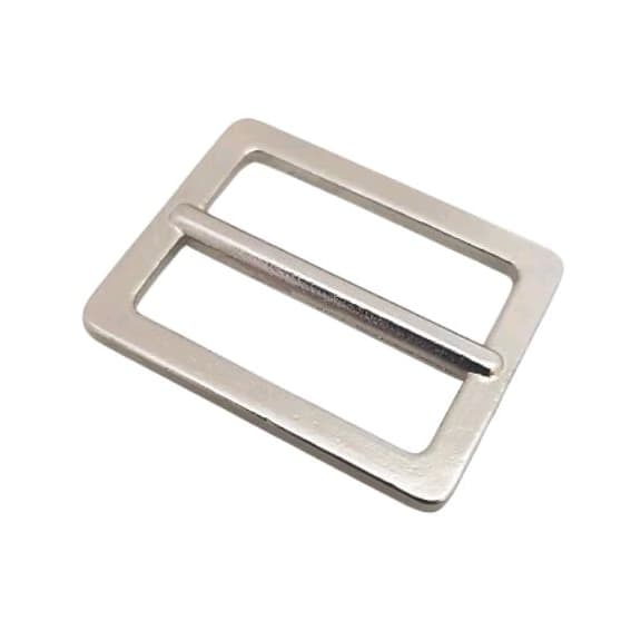 Fivela Reguladora para Alças 20mm Barra Fixa Metal 50 peças