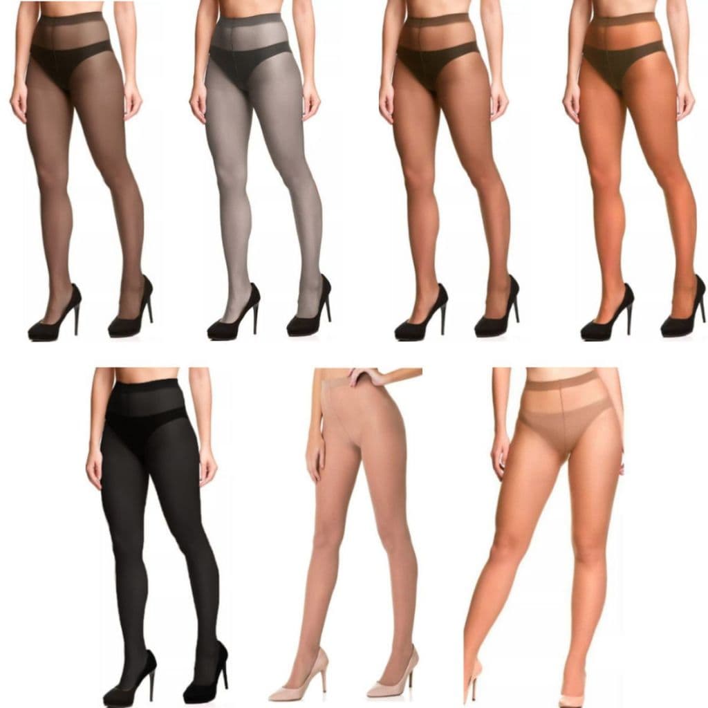 Kit 3 Meia Calça Fio 20 Fina Efeito Transparente Poliamida Trifil Original Estilo Classico Elegante Casual Vintage