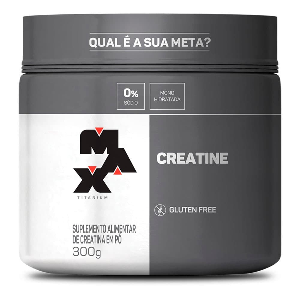 Creatina Monohidratada 100% Pura - Max Titanium