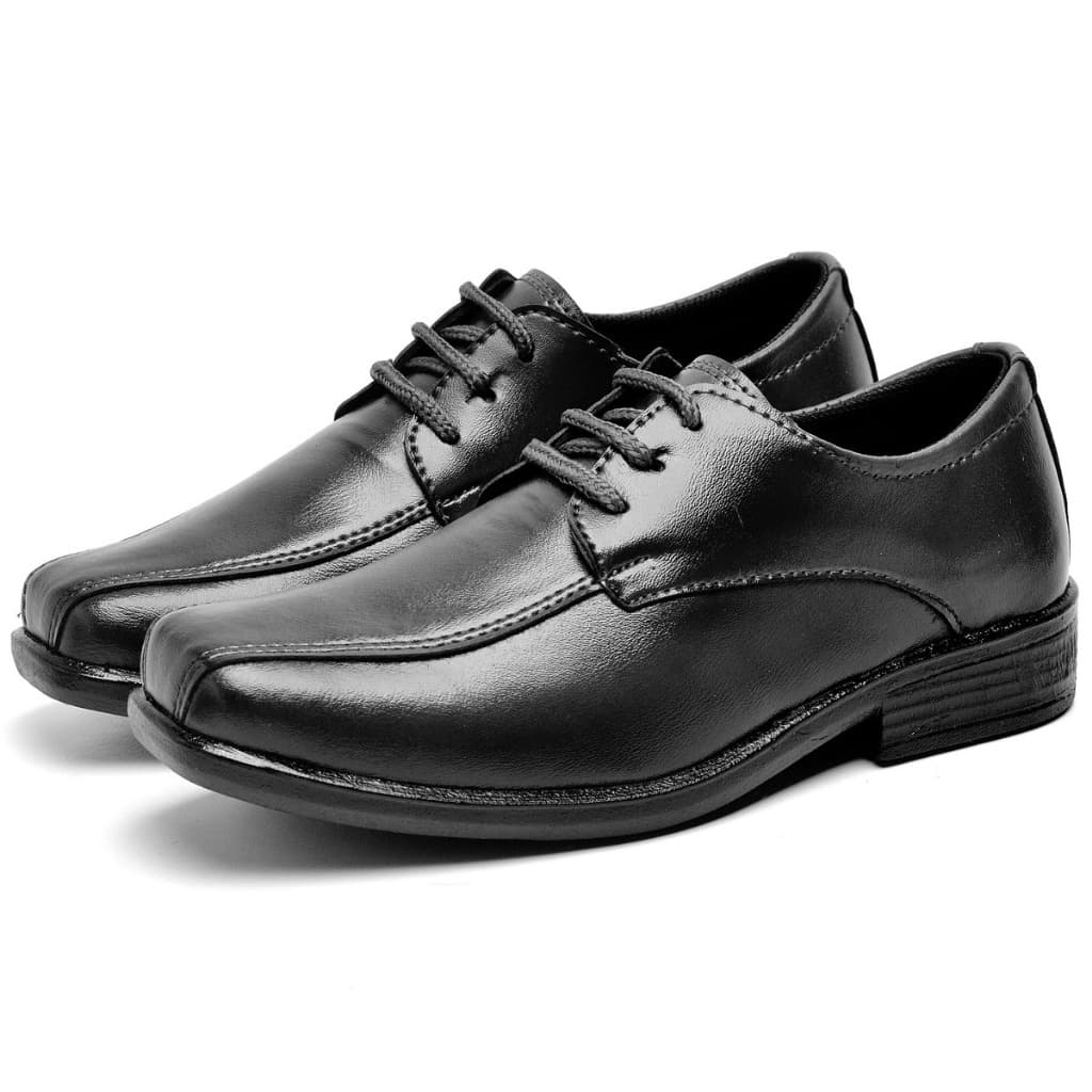 Sapato Social Infantil Masculino Preto, Conforto que Não Tem Igual!