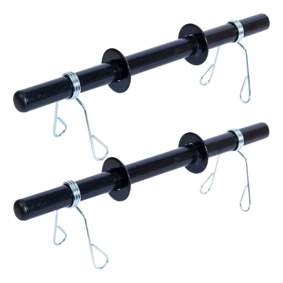 Par Barra Oca 40cm Com Presilhas Para Academia Musculação Halter Treino Bicipes Ombro e Peito Exercício Fitness