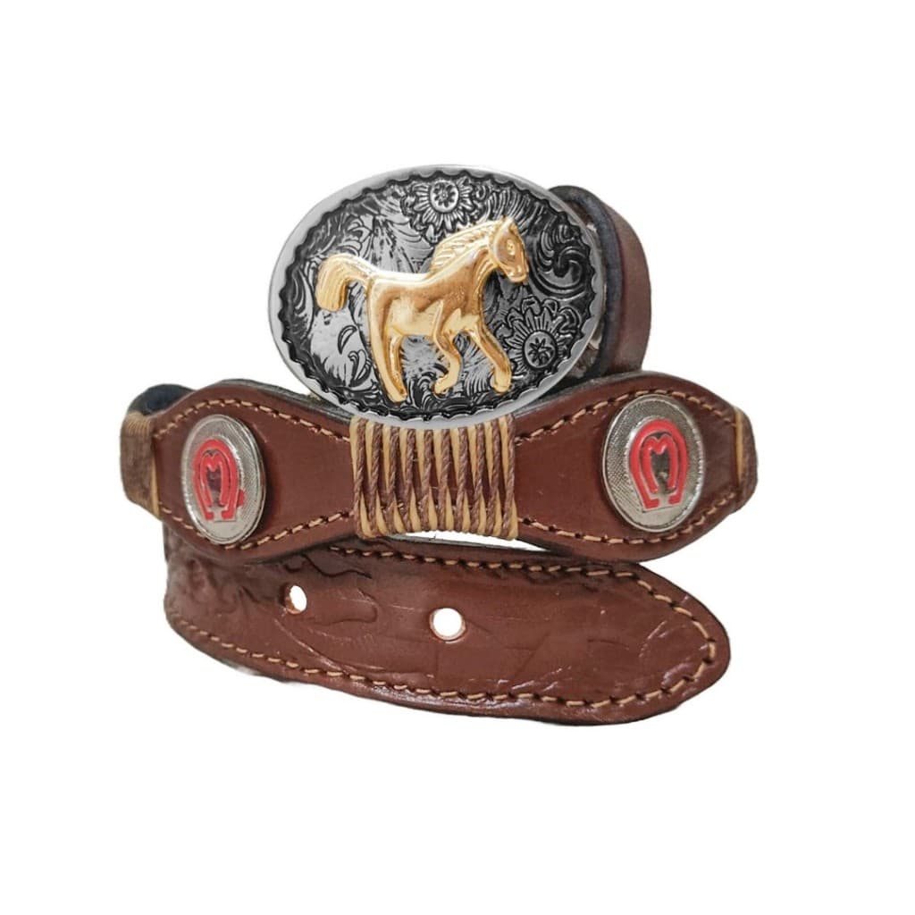 Cinto country infantil Feminino Masculino de couro
