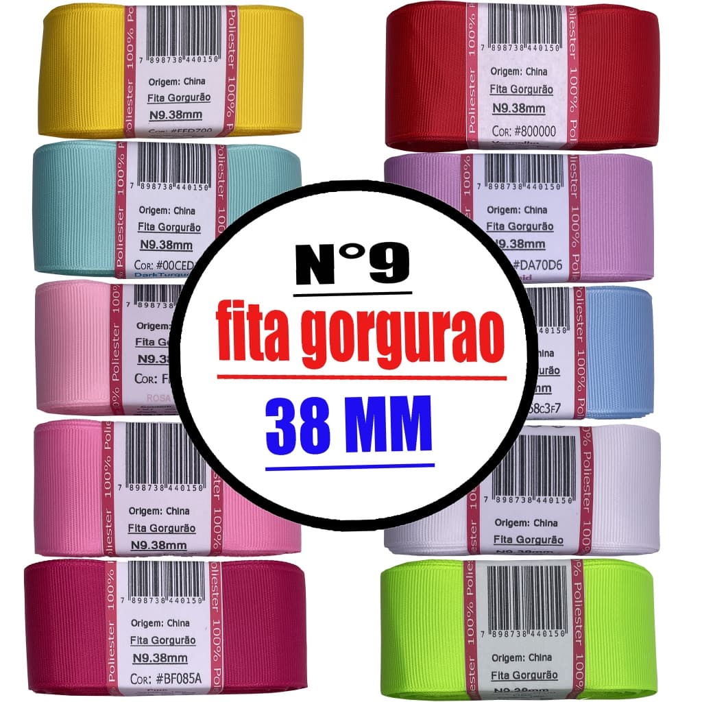 fita gorgurao n 9 38mm Com 10 Metros