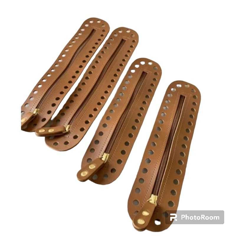 fecho de bolsas c ziper crochê