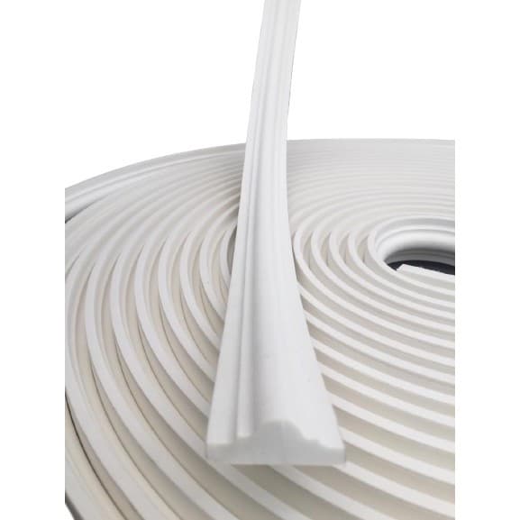 Boiserie Moldura Roda Meio Eva Autocolante Flexível 15 METROS Sirius 2,4cm x 1cm