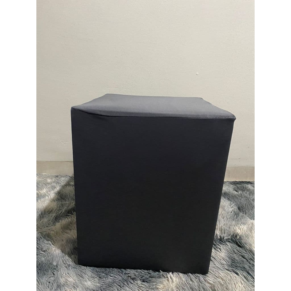 Kit 2 Capas De Puff Quadrado Malha Com Elástico Oferta Linda