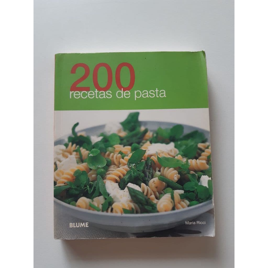 Livro 200 Recetas De Pasta Maria Ricci Y952