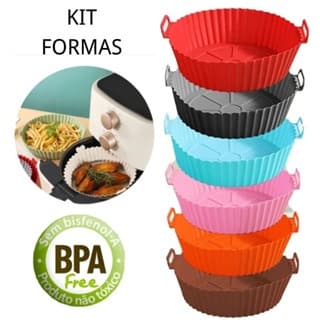 5 Forma Redonda/ Air Fryer Micro ondas Forno
