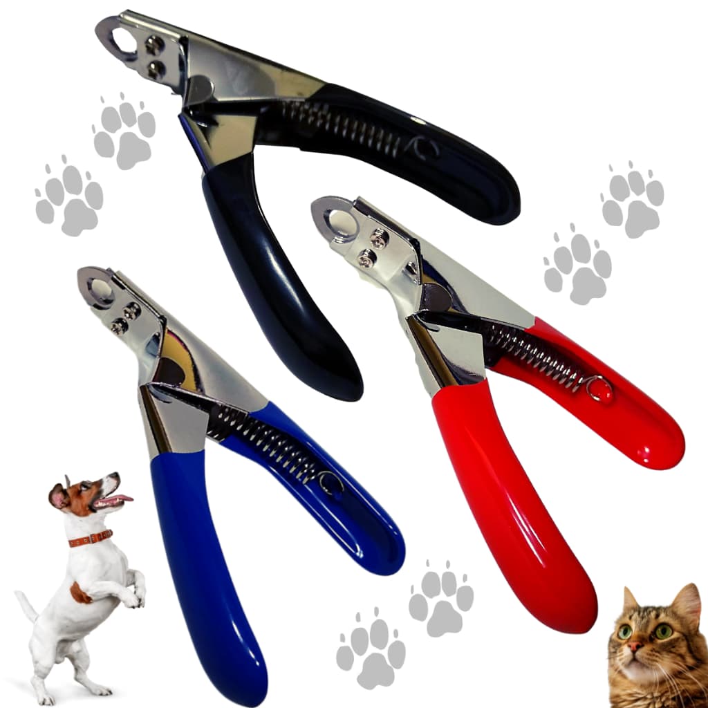 Alicate Pet Cortador de Unha Guilhotina Cães Gatos Aves