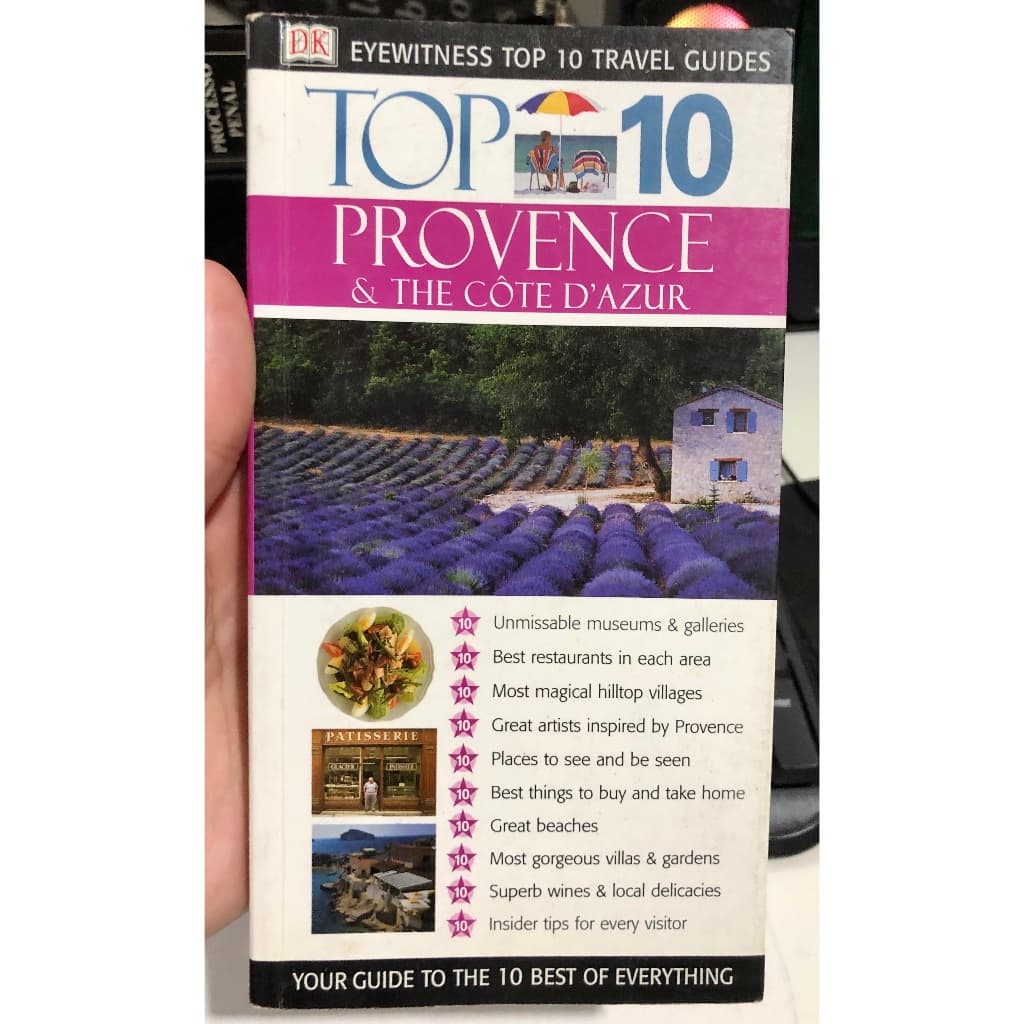 Livro Top 10 Provente and the Côte D'azur