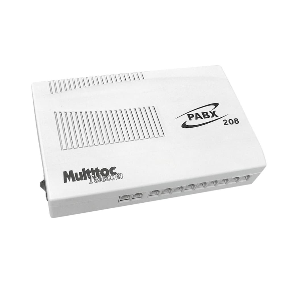 Central Pabx 208 Multitoc 2 Linhas 8 Ramais