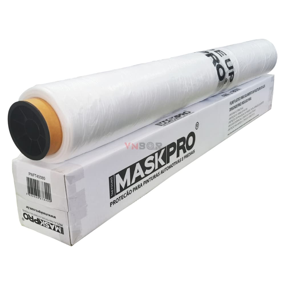 Filme Eletrostatico Mascaramento 4m x 125m Mask Pro Mascarar Protecao Automotiva Automotivo Predial Casa Plastico