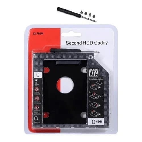 Adaptador Caddy HD SSD Sata 12.7mm ou 9.5mm