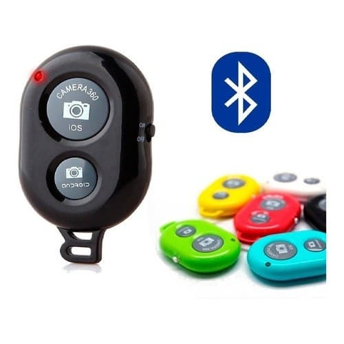Controle Bluetooth Shutter Fotos para Selfie e Videos Android e IPhone