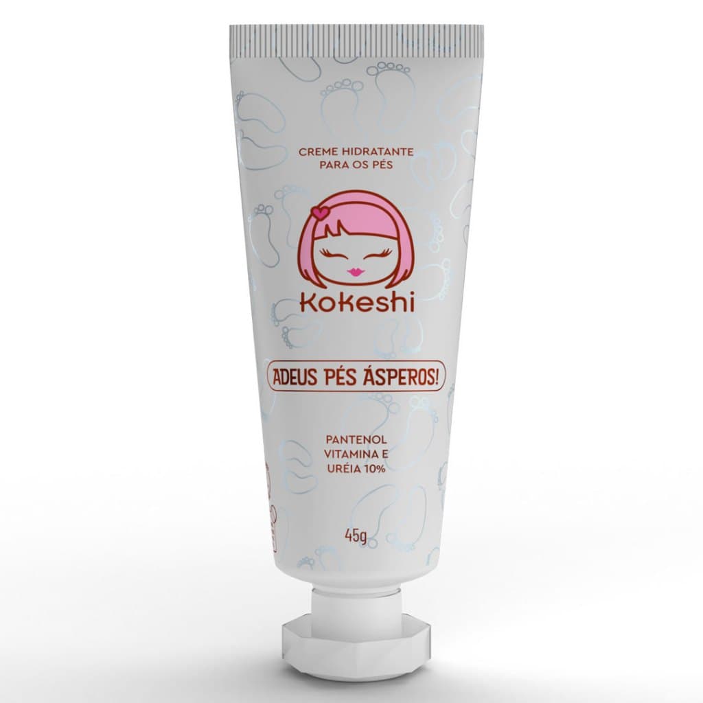 Creme Hidratante para os Pés Kokeshi Alivio de Ressecamento 45g