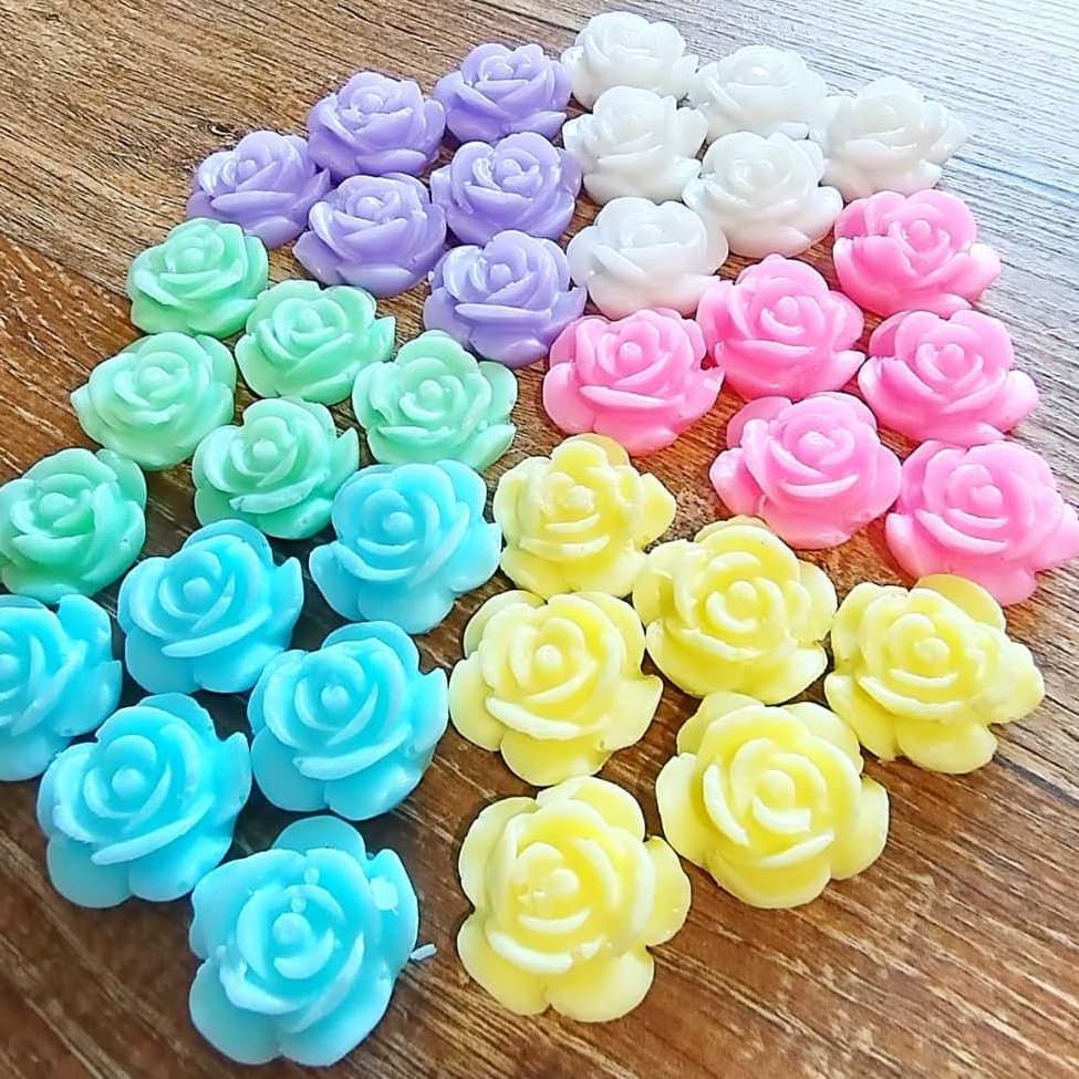 50 Mini Florzinhas Sabonetes Perfumados Lembrancinhas Para Aniversario / Decoração / 15 Anos