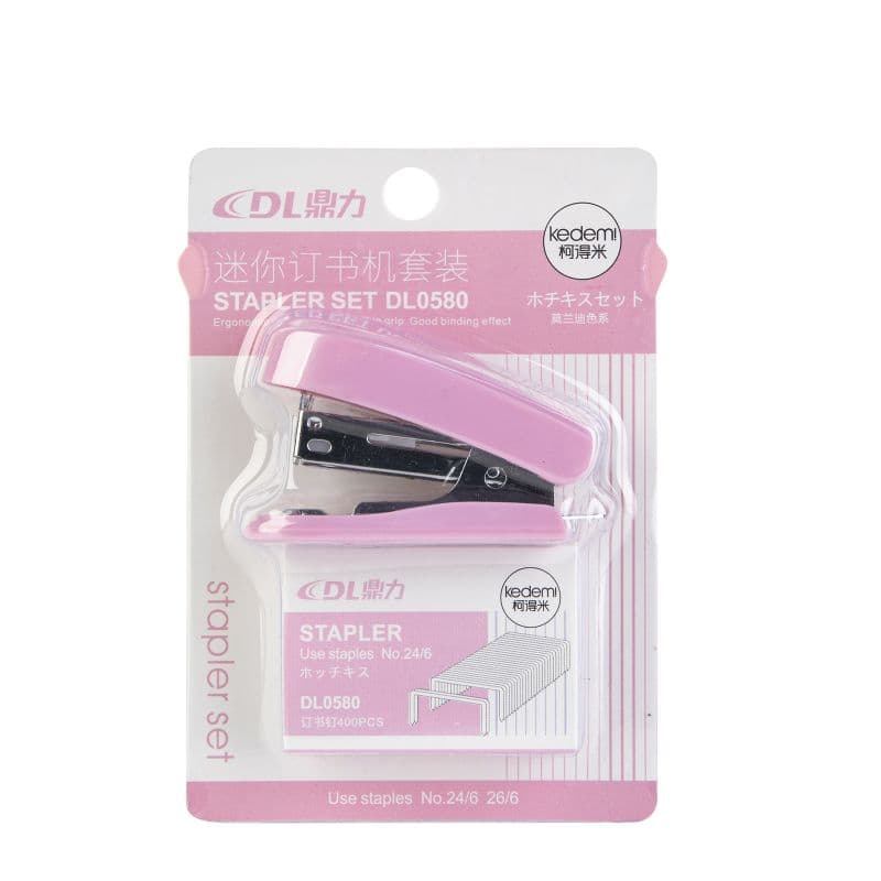 Mini Grampeador Portátil mais 400 Grampos, Produto Portátil Fácil e Pratico De se usar