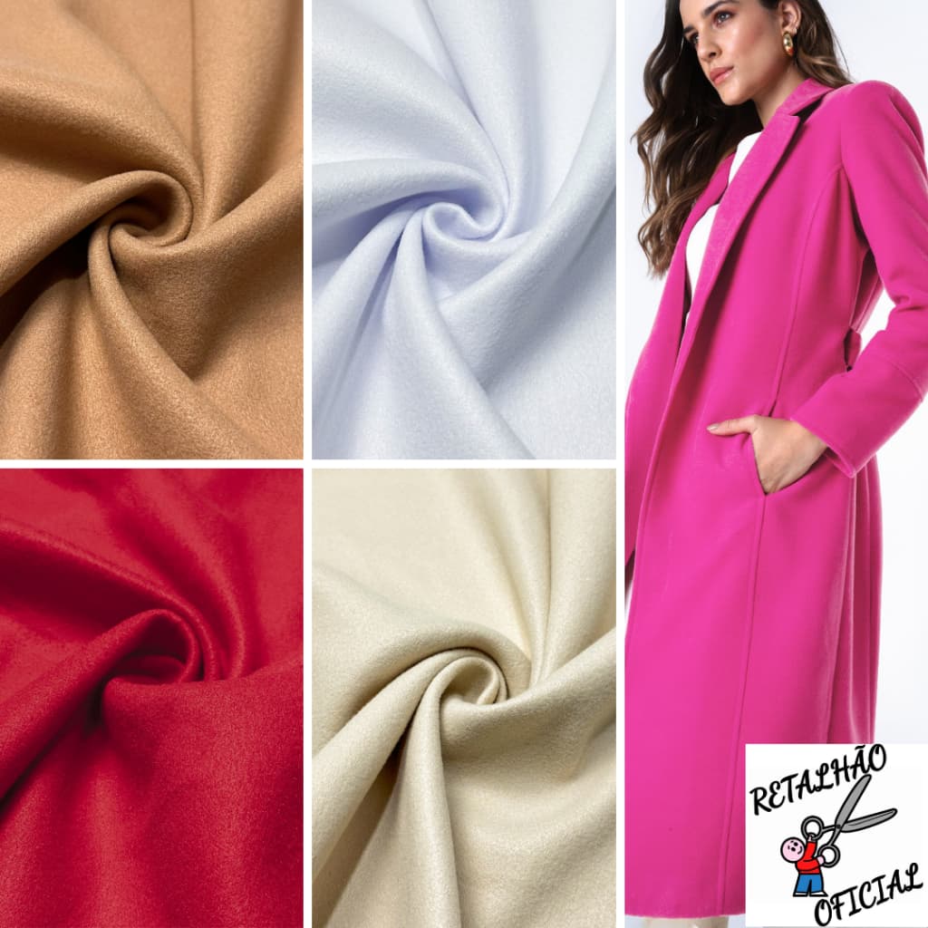 3 Metros ou 2m Tecido Lã Batida com Elastano 1,5M Largura