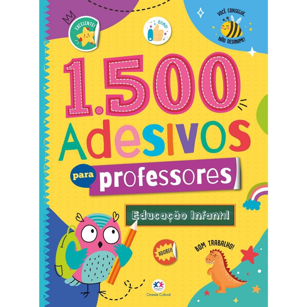 Livro 1500 Adesivos Para Professores - Educação infantil