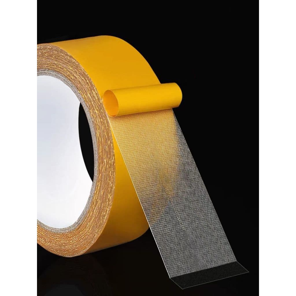 fita adesiva amarela tapete de fixação resistente ao calor impermeável fita dupla face 3cm x5M/10M