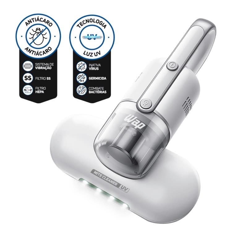 ASPIRADOR DE PÓ ANTIÁCARO COM LÂMPADA UV WAP MITE CLEANER UV - 220V