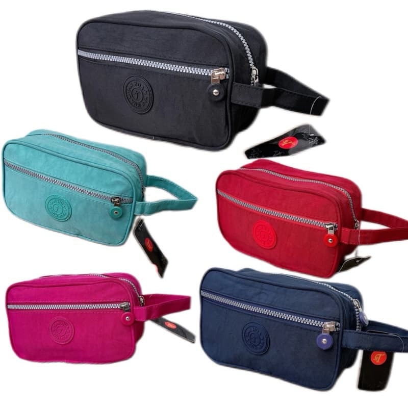 Necessaire Bolsa de Mão Bag Multiuso 2 Divisorias Unissex 5628