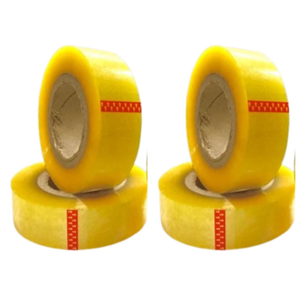 Kit 4 Fitas Adesivas 500m Larga Transparente