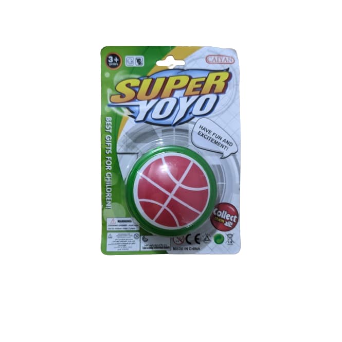 Ioiô de Plástico 5,5cm Ball profissional vermelho caiyan inport