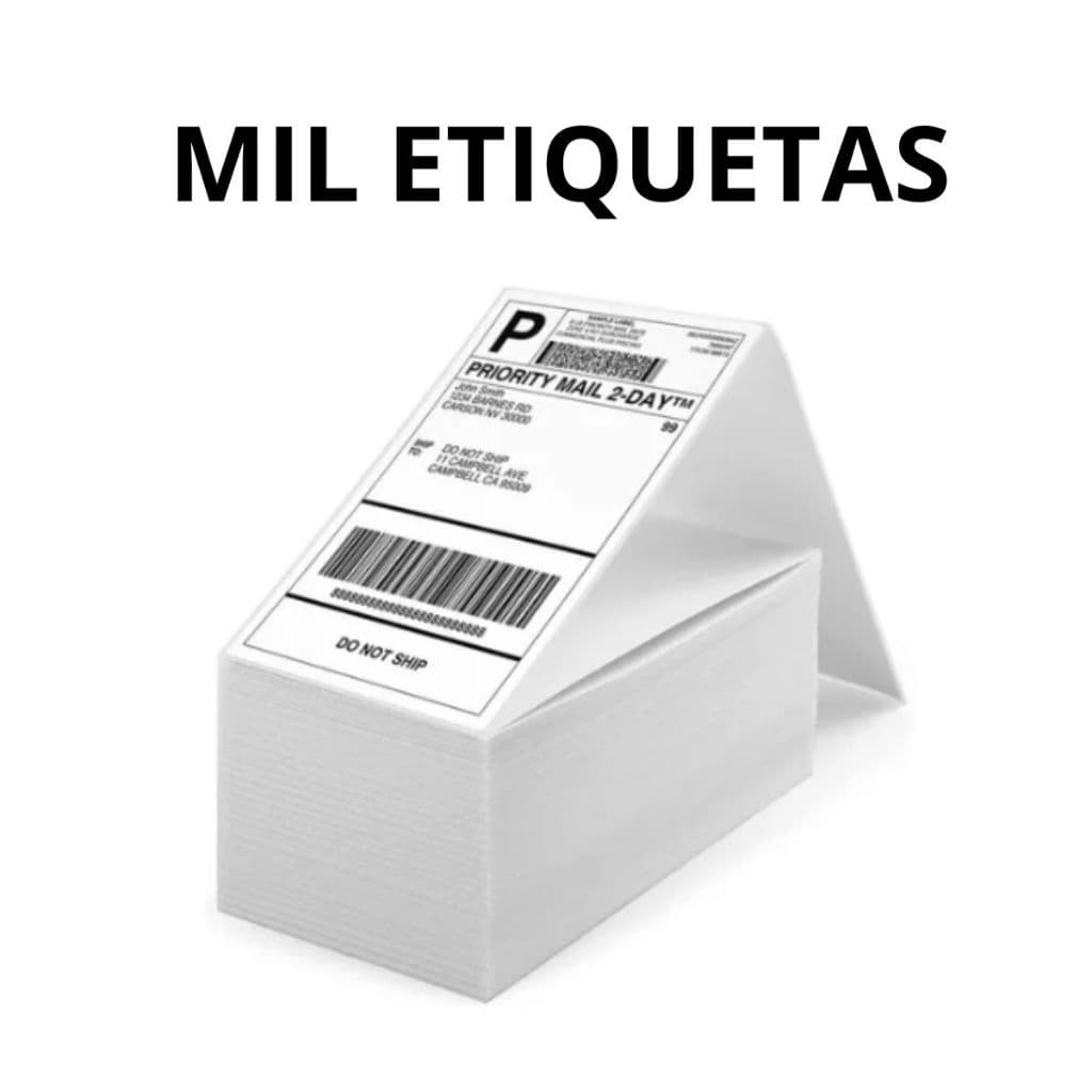 1000 Etiqueta Térmica Papel Adesivo 10x15CM Papel Térmico e Papel Contínuo