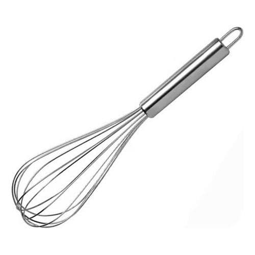 Batedor Fue 25 Cm Ou 29Cm de Ovos Inox 6 Fios Prático E Útil De Se Usar Para Cozinha  Para Massas Ovos E Bolos