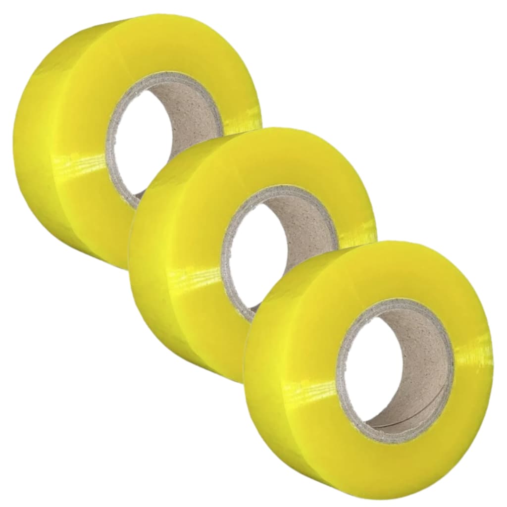 Kit 3 Fita Adesiva Durex Larga 500m Transparente Grande Embalar Caixa e Encomendas