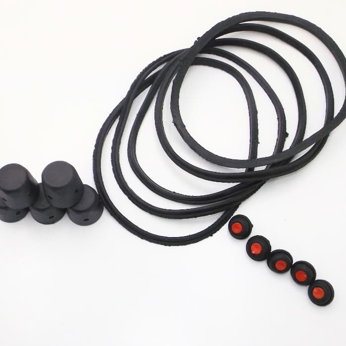 Kit 5 Anel Borracha +  5 Válvula De Segurança + 5 Peso Panela De Pressão 4,5L