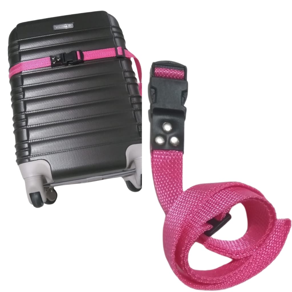Cinto Para Mala De Viagem Bagagens, Fita Nylon Carga Ao Ar Livre 2 Metros ( Kit 2 Unidades )