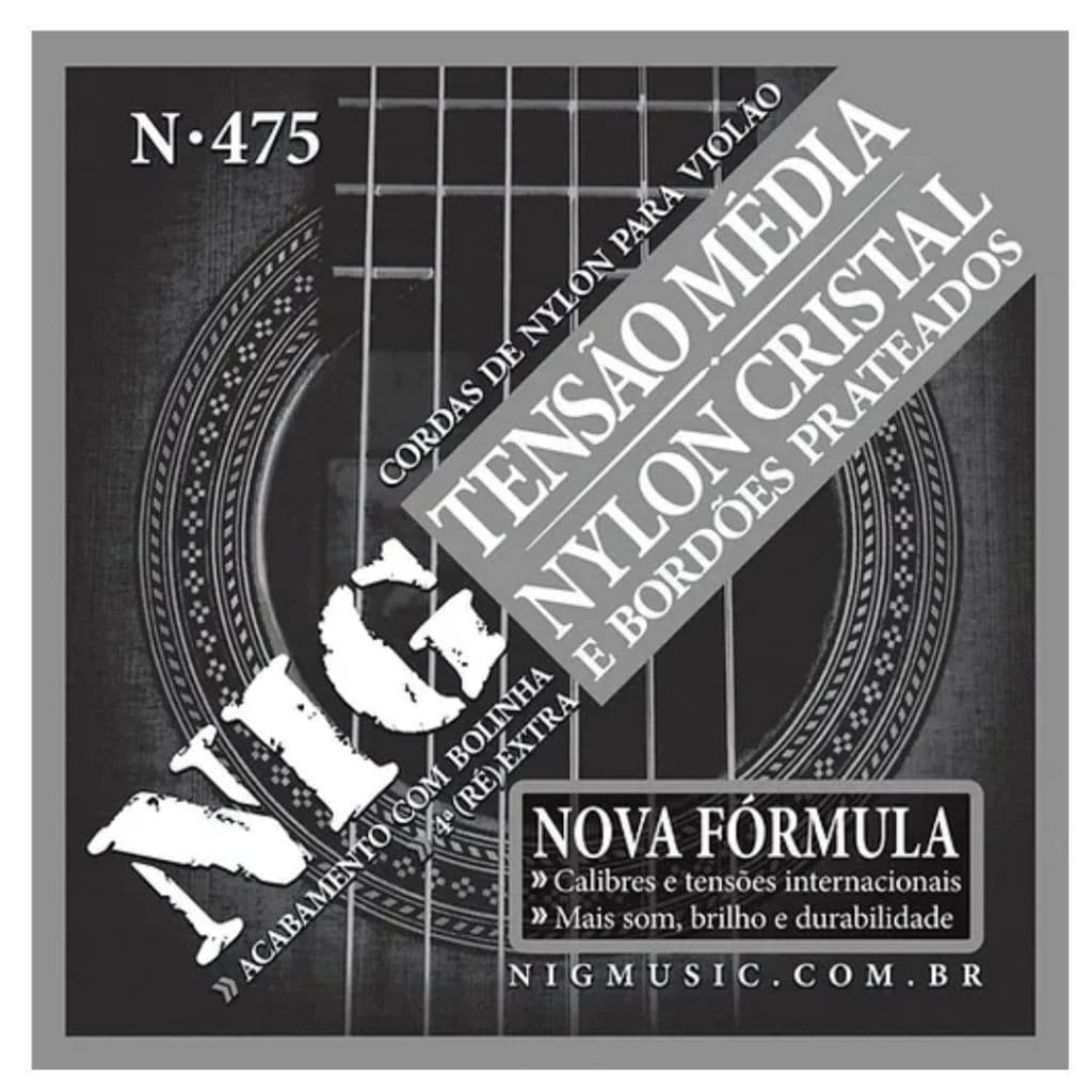 Encordoamento Nig De Nylon Para Violão com Bolinha N475