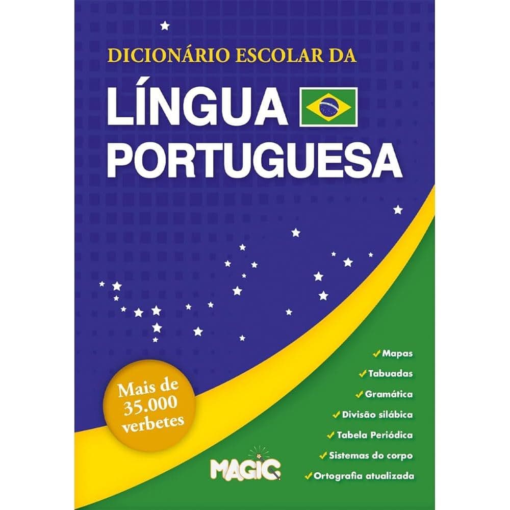 Dicionario Portugues Escolar Completo 528P 16,5X12C Unidade 7454 - Magic Kids